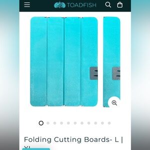 NWT toadfish cutting board